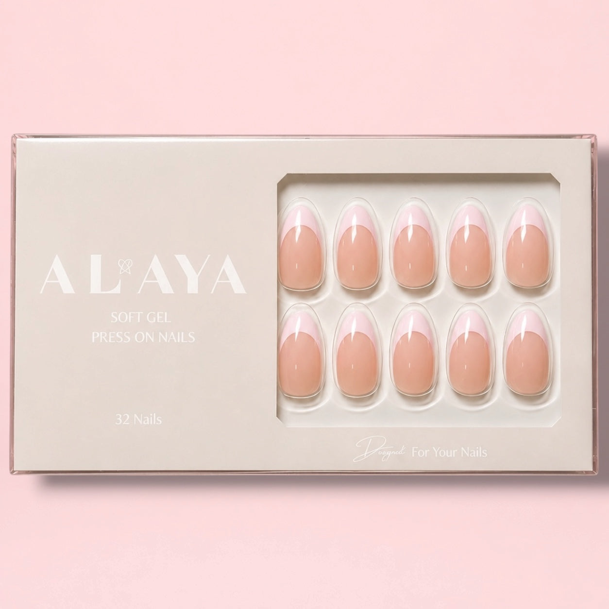 Soft Pink French Press-On Nails