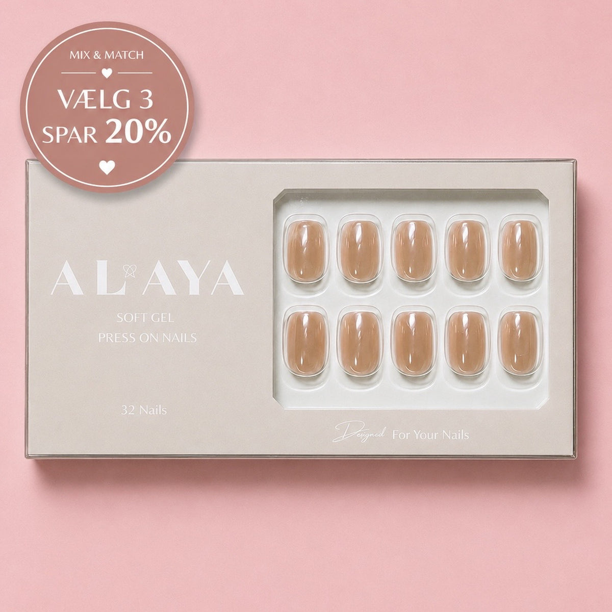 Classic Nude Press On Nails