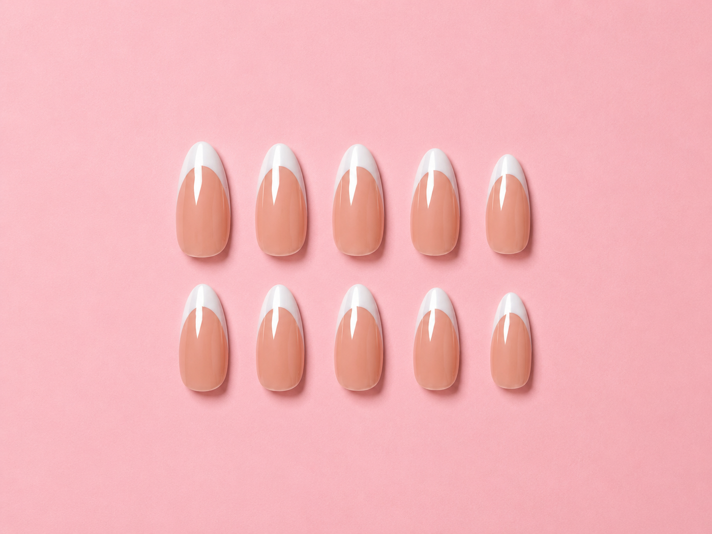 Soft French Press-On Nails