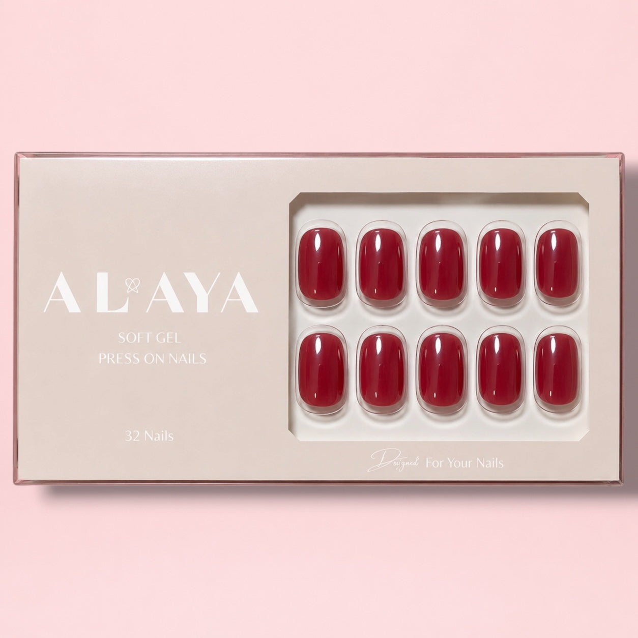 Red Gloss Press-On Nails