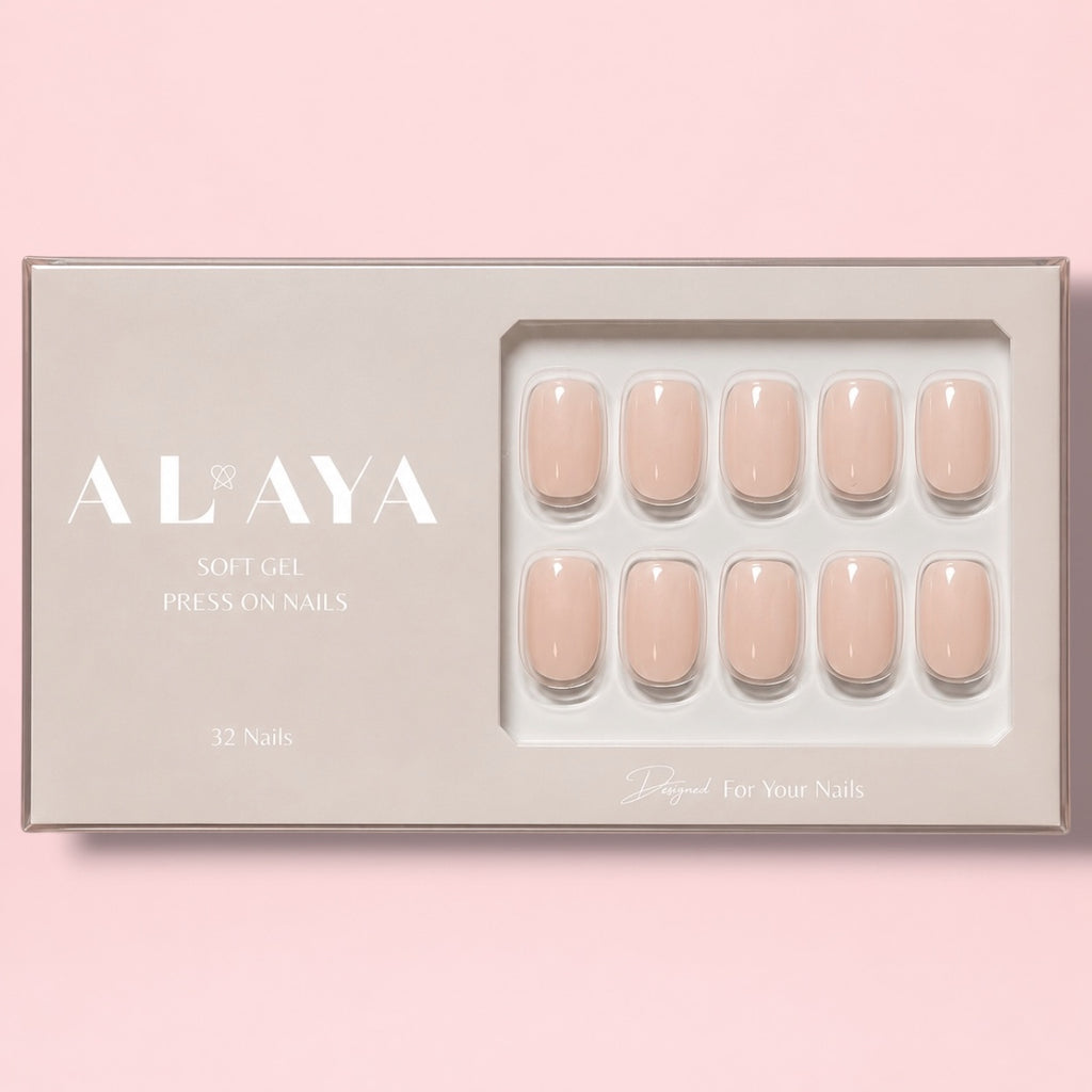Milky Pink Press-On Nails