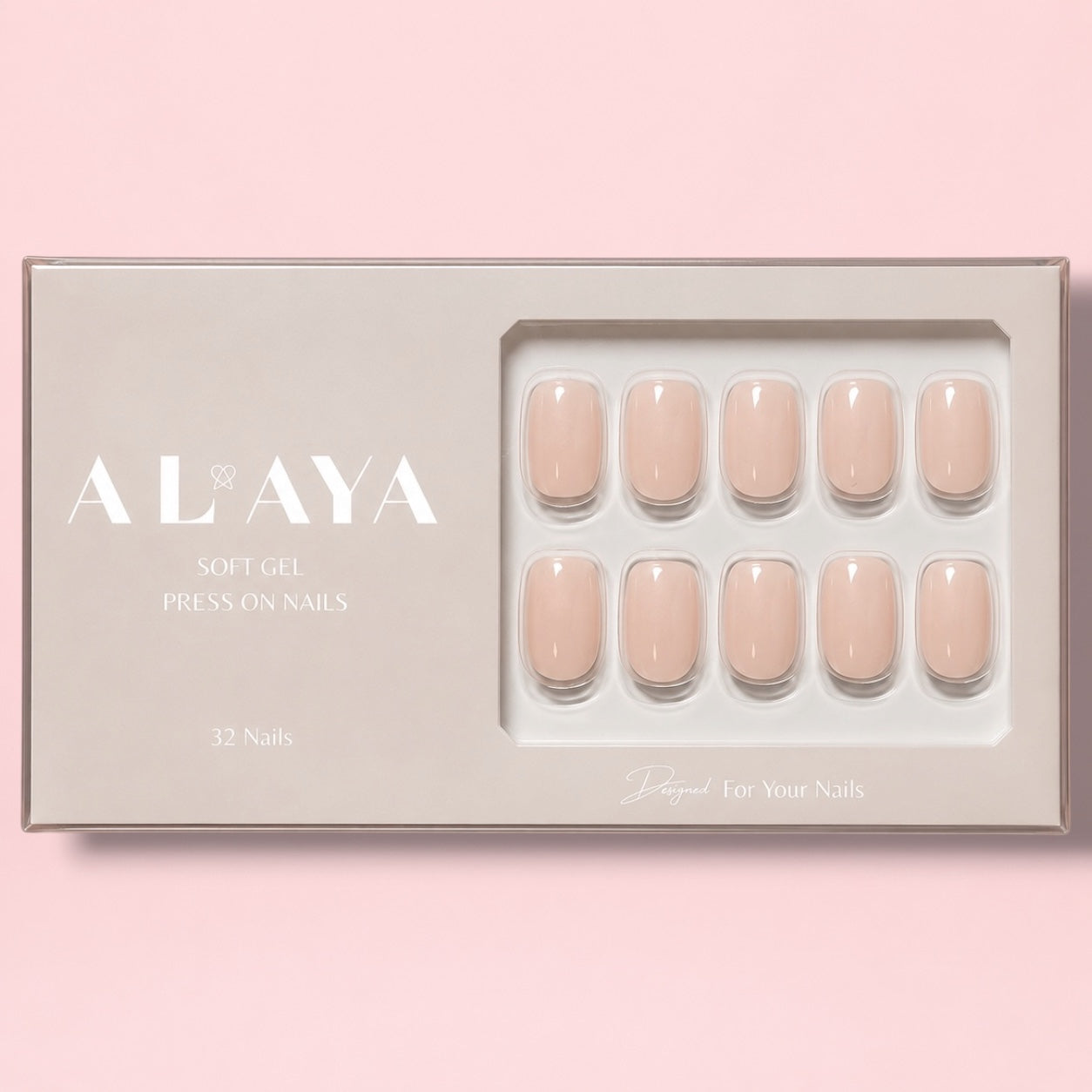 Milky Pink Press-On Nails