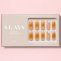 Peach Art Press-On Nails