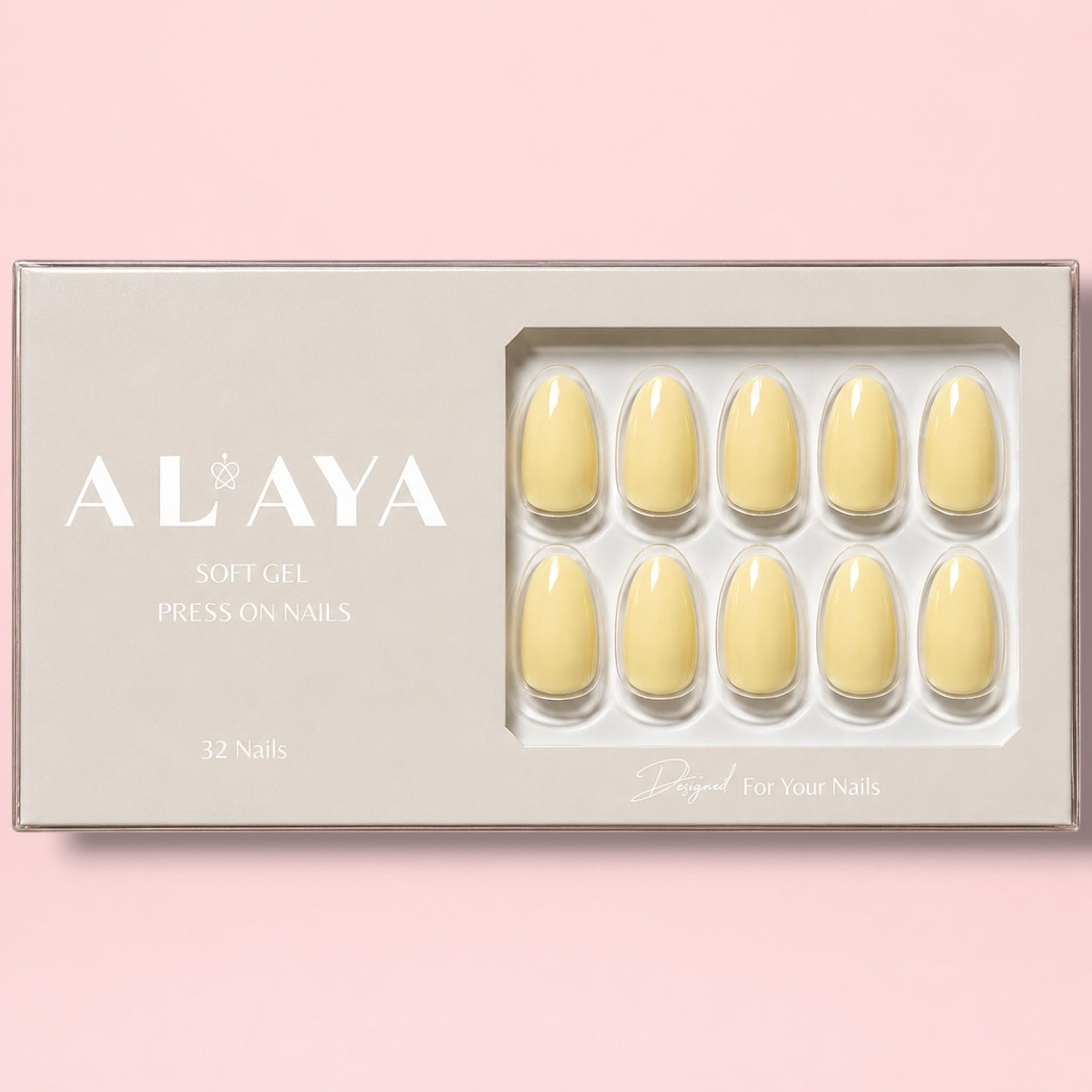 Butter Yellow Press-On Nails
