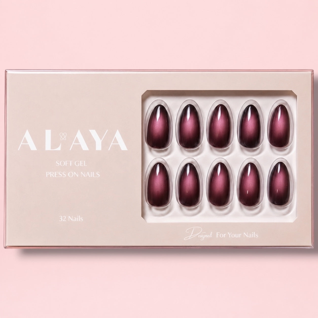 Smokey Rose Press-On Nails