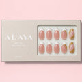 Gold Art Press-On Nails