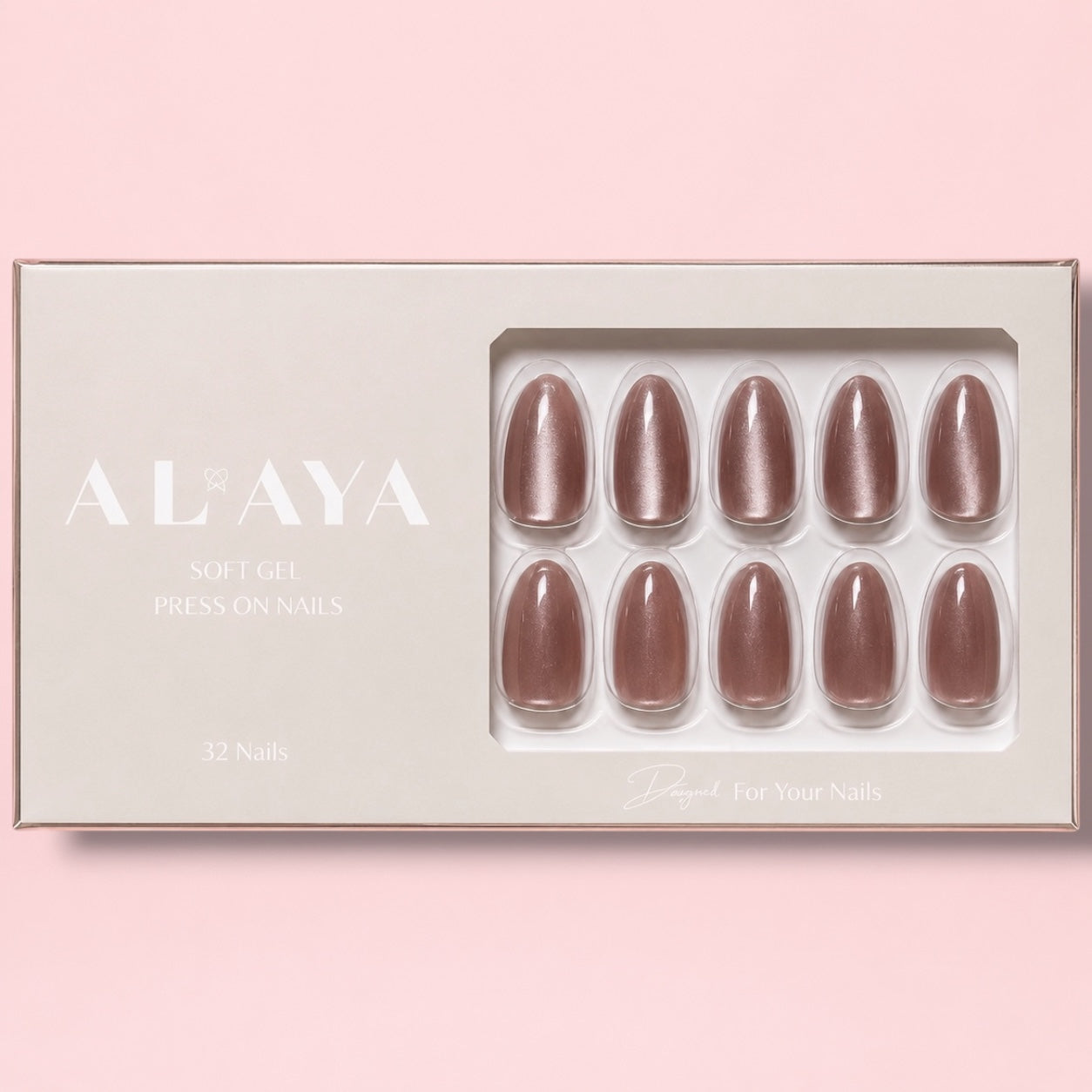 Pink Chrome Press-On Nails