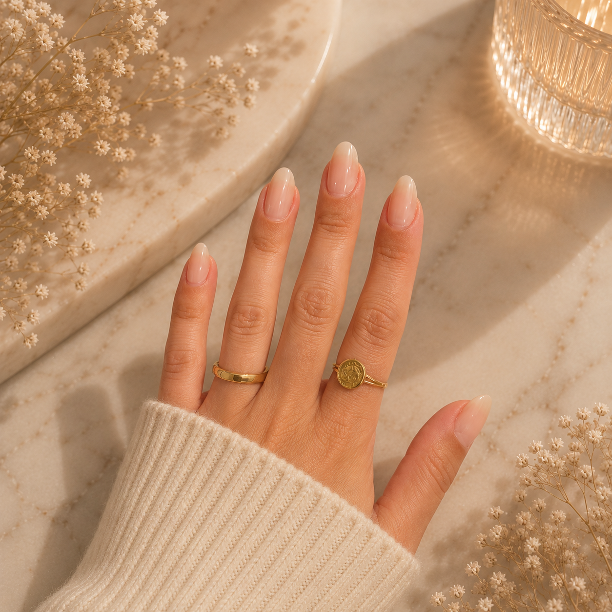 Peach Nude Press-On Nails