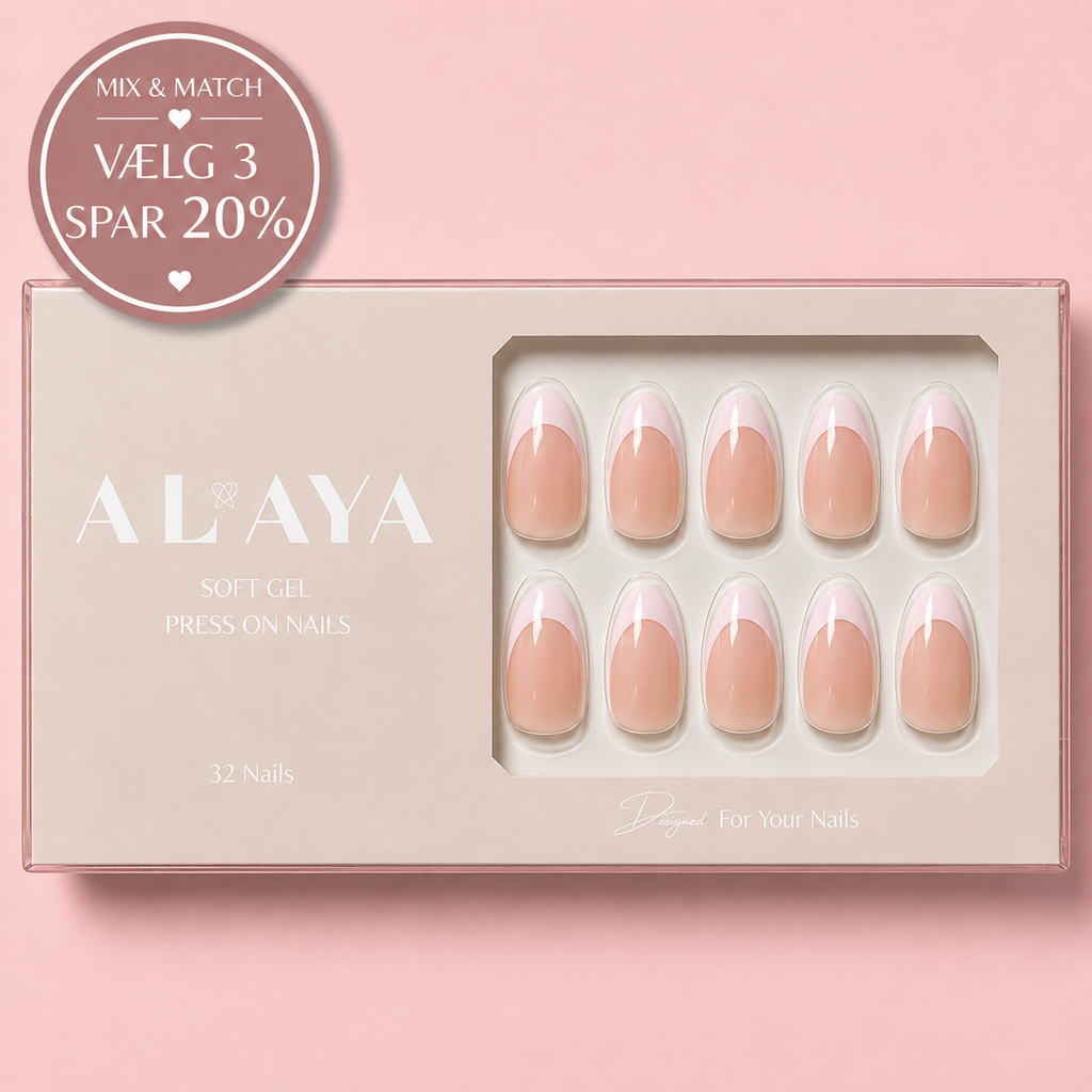 Soft Pink French Press On Nails