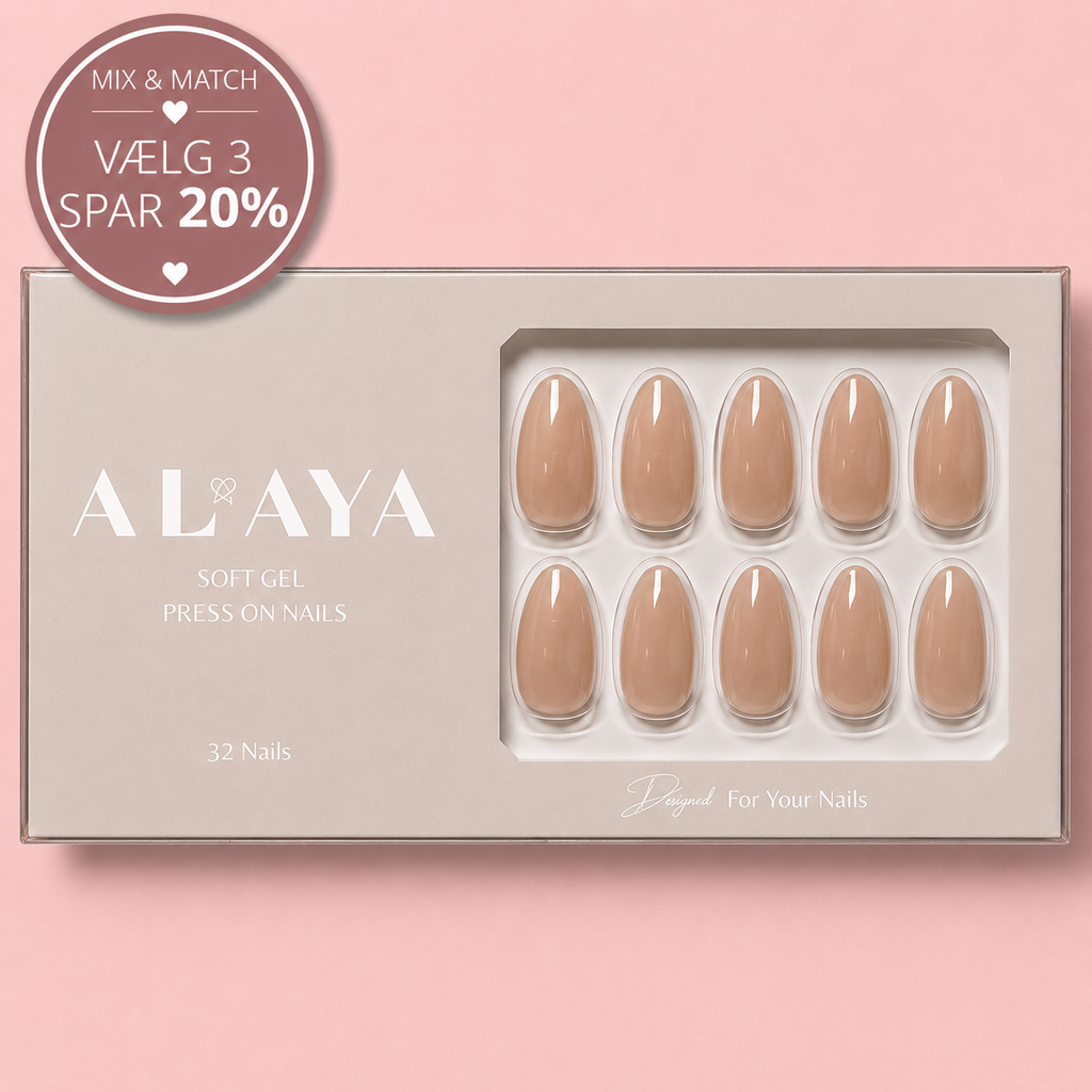 Peach Nude Press On Nails